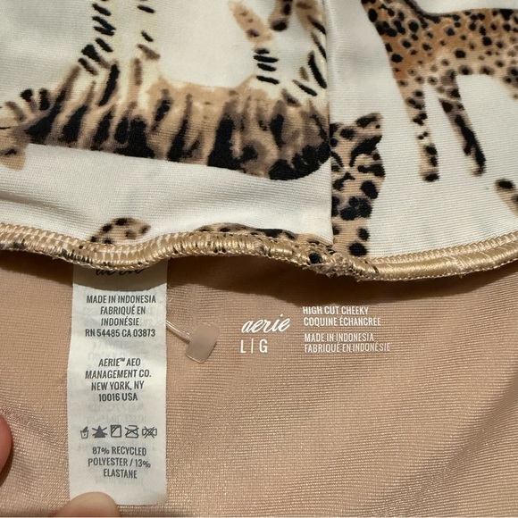 Aerie jungle cat print high-waisted bikini bottom - Picture 7 of 7